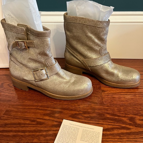 Jimmy choo leather biker boots - Picture 2 of 12